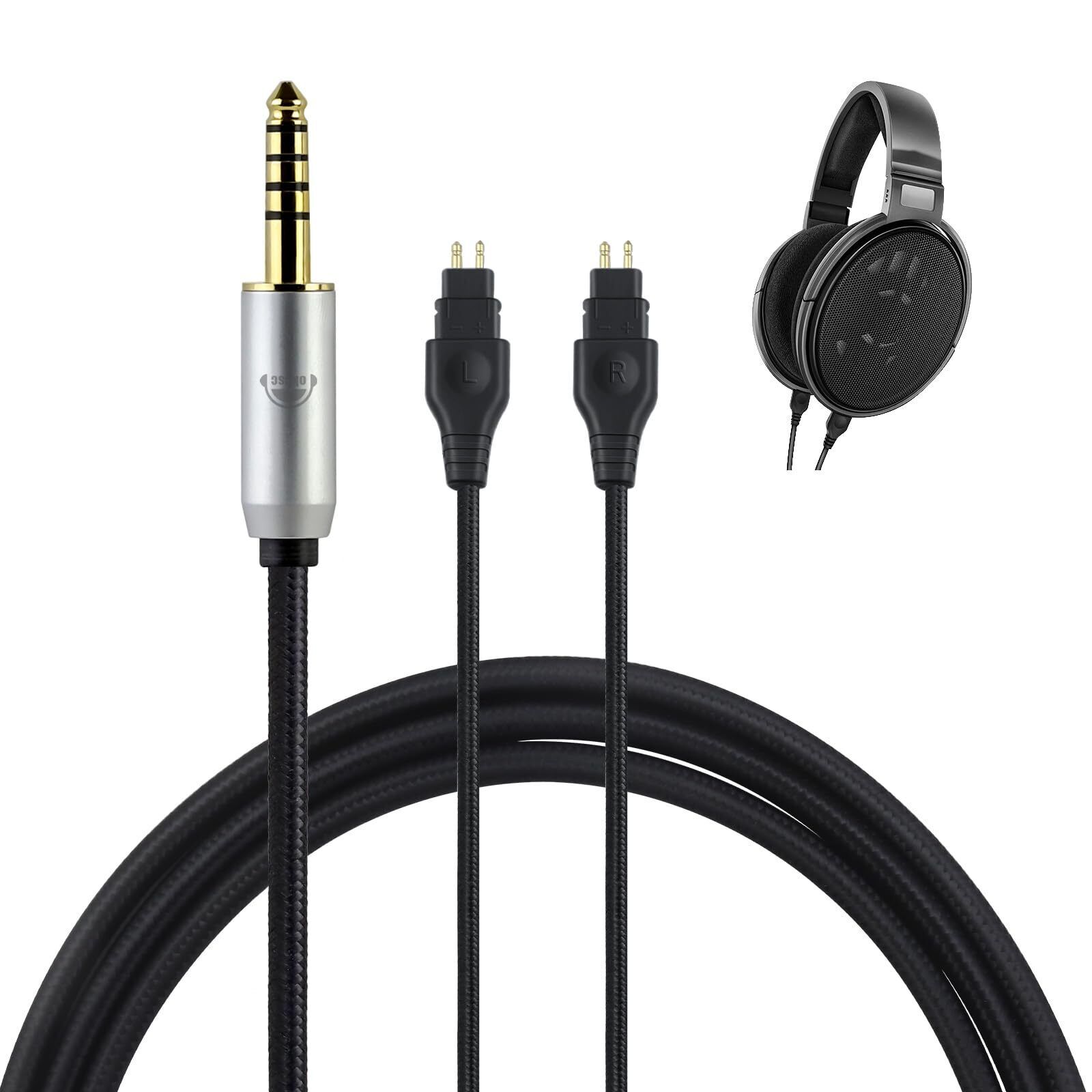 Okcsc Headphone Cable Recable 0.17Pound JY TCHD650-4.4mm black