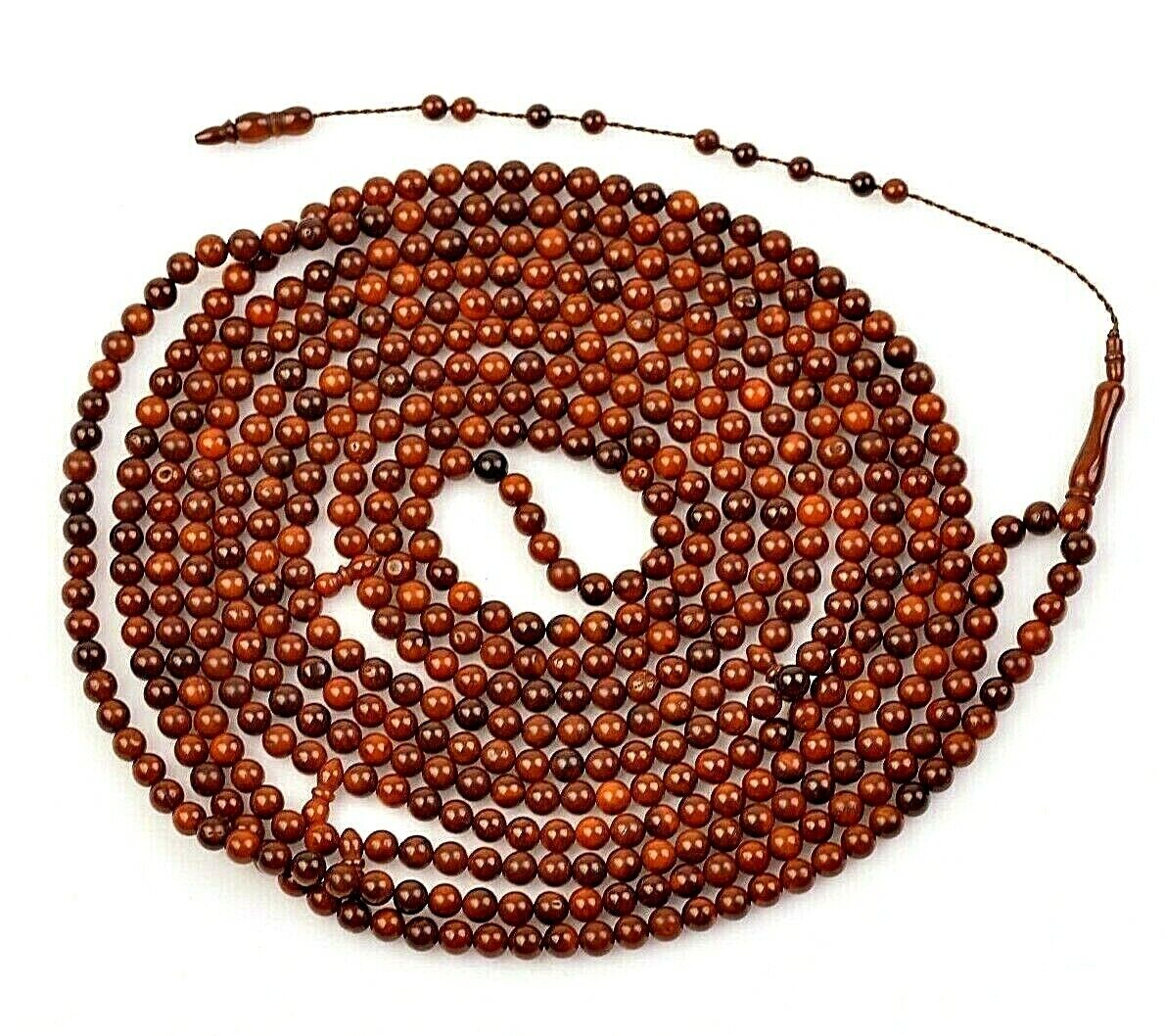 500 beads REAL Kuka Tree Islamic Prayer Tasbih Misbaha Rosary Tasbeeh 6mm LONG