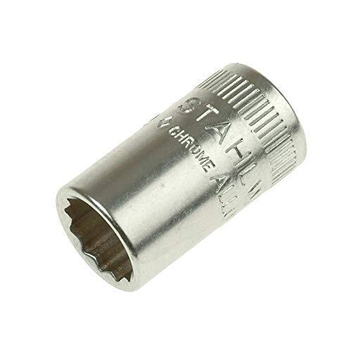 Stahlwille 01530034 1/4-Inch 6.3mm 12-Point Socket Made Steel Chrome Plated w...