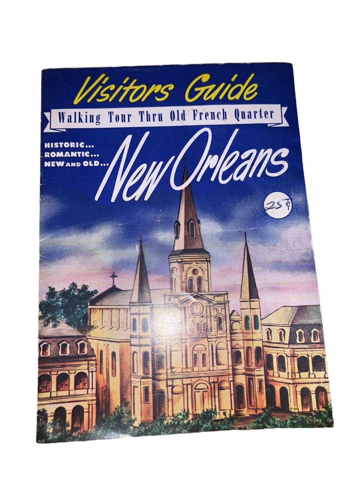 Vintage 1959 Visitors Guide New Orleans Booklet Walking Tour Old French Quarter