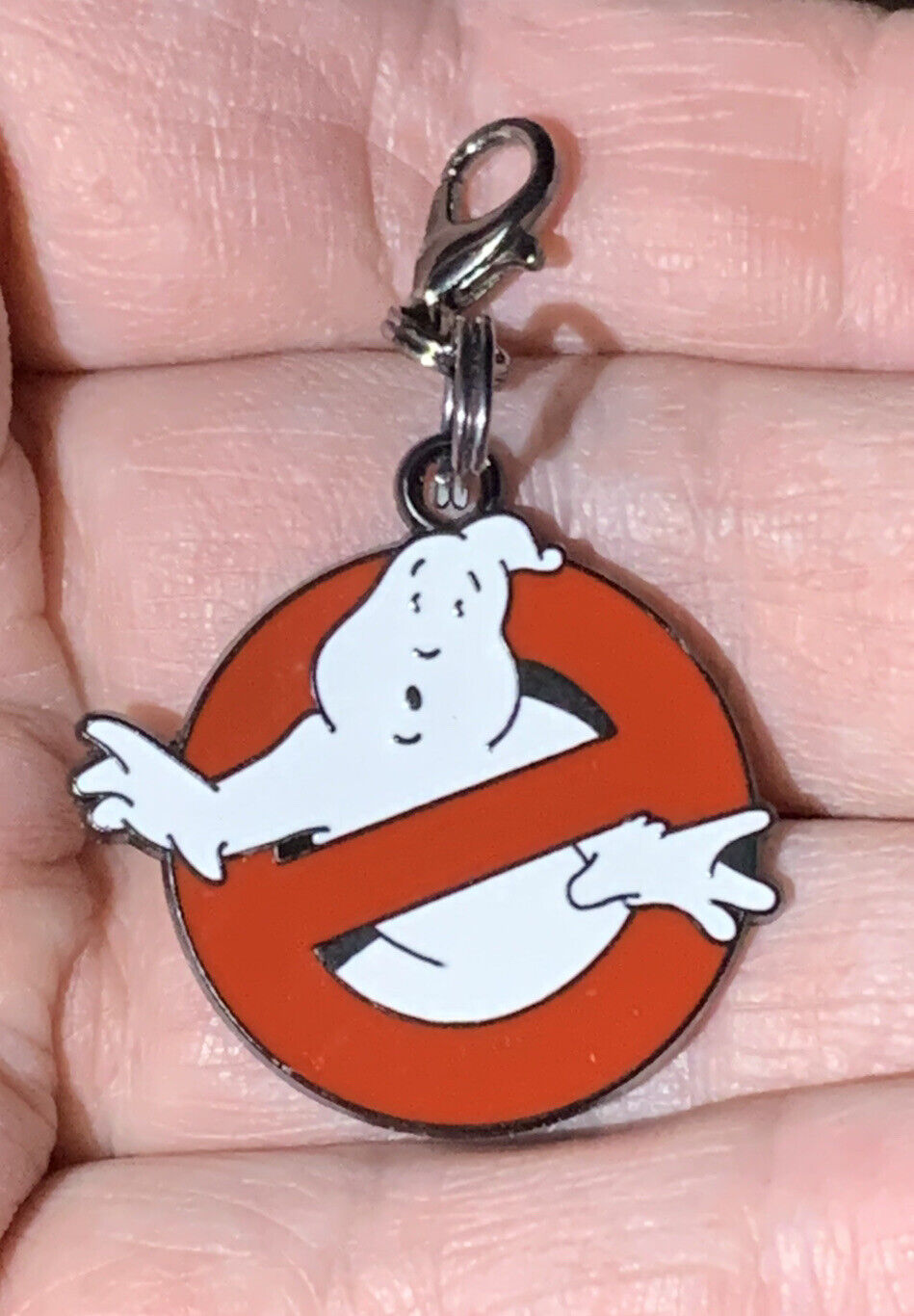 Black Ghost Mooglie From Ghostbusters Charm Zipper Pull & Keychain Add On Clip