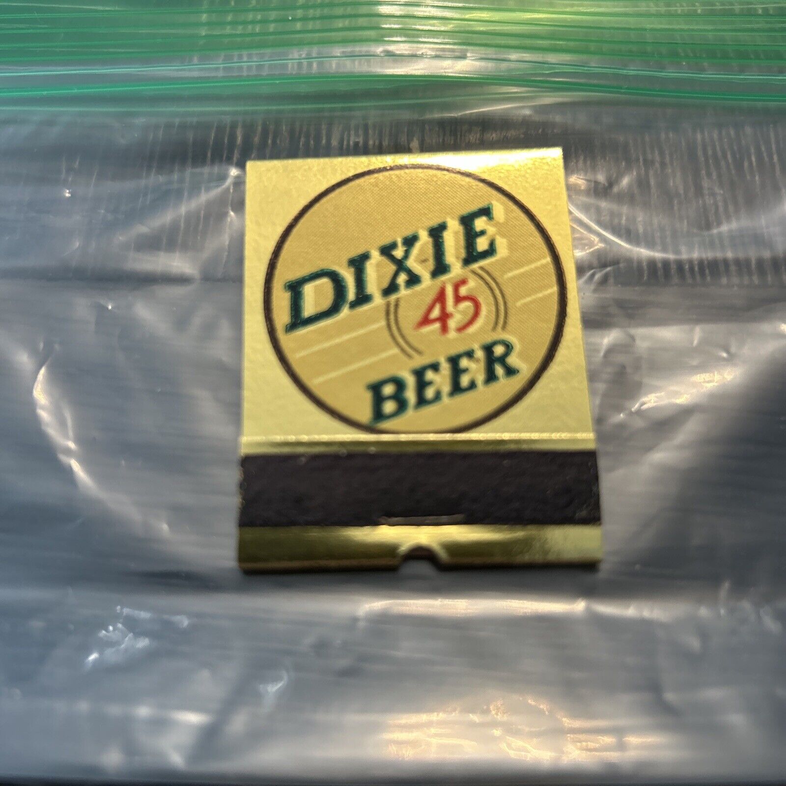 Dixie 45 Beer Matchbook Cover Brewery New Orleans LA It Speaks For Itself NOS