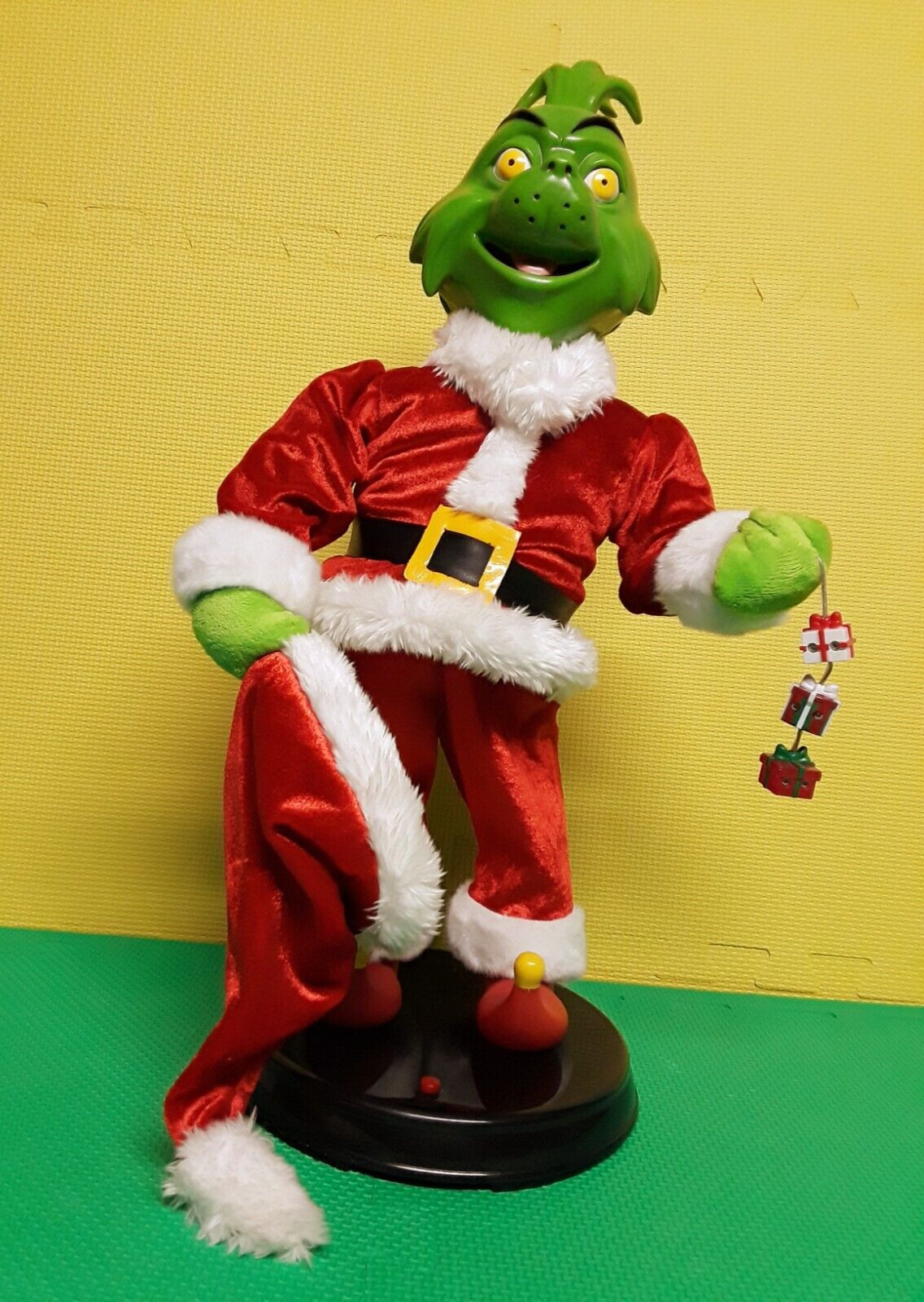 Gemmy Grinch Animated 21'' Figure 2000 Dances Sings You're A Mean One Working