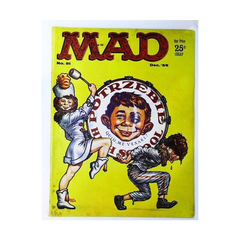 Mad (1952 series) #51 in Fine minus condition. E.C. comics [j}