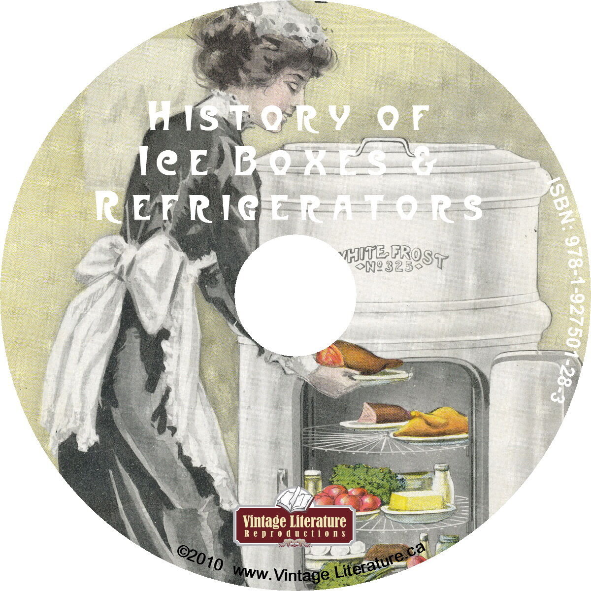 History of Ice Boxes & Refrigerators {Antique Catalogs & Manuals}  on DVD