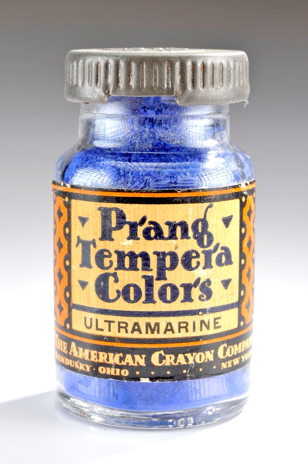 Vintage 1920's PRANG TEMPERA Paint Unopened Salesman Sample, American Crayon Co.