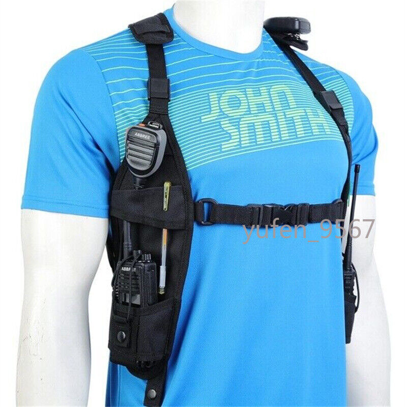 Universal Shoulder Holster Chest Bag for Baofeng UV-5R 82 BF-888S Two Way Radio