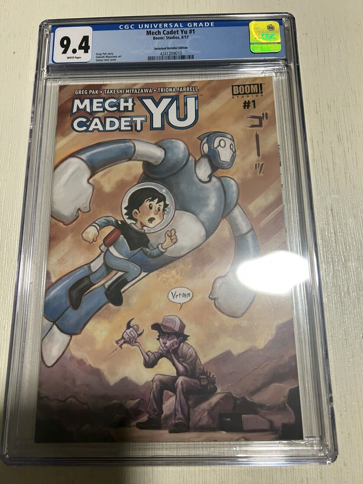 Mech Cadet Yu 1 Sonny Liew Variant Netflix Optioned First Print 9.4
