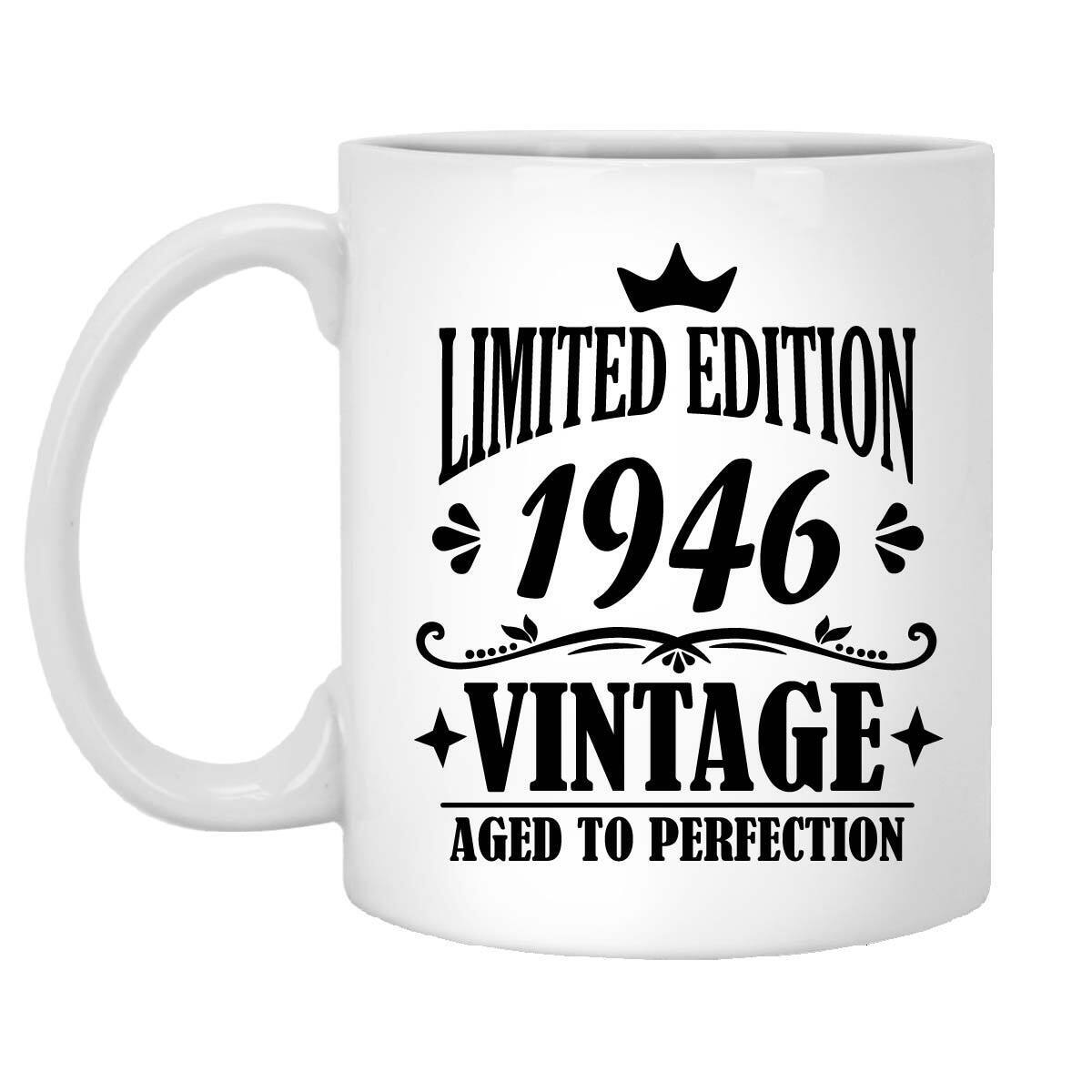 78th Anniversary Mug Edition vintage 78 Years Old Born In 1946 Birthday Mugs