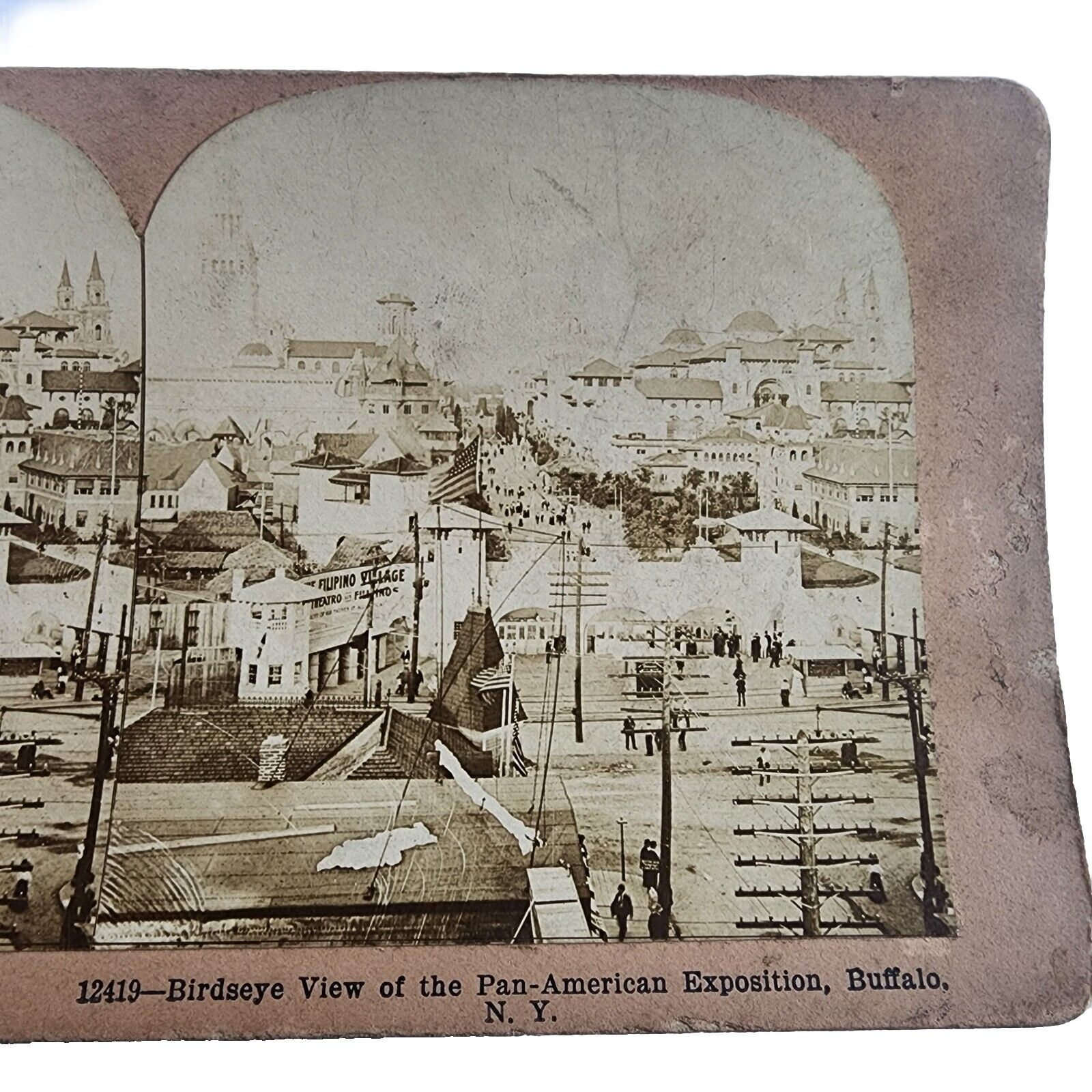 1901 Stereoview Of the Pan-American Exposition, Buffalo New York