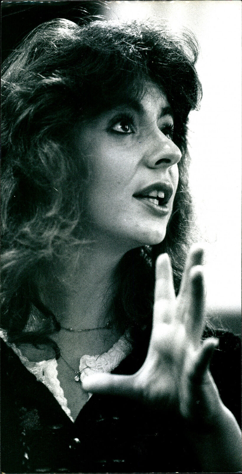 Percussionist Evelyn Glennie\'s deaf presentation - Vintage Photograph 2030648