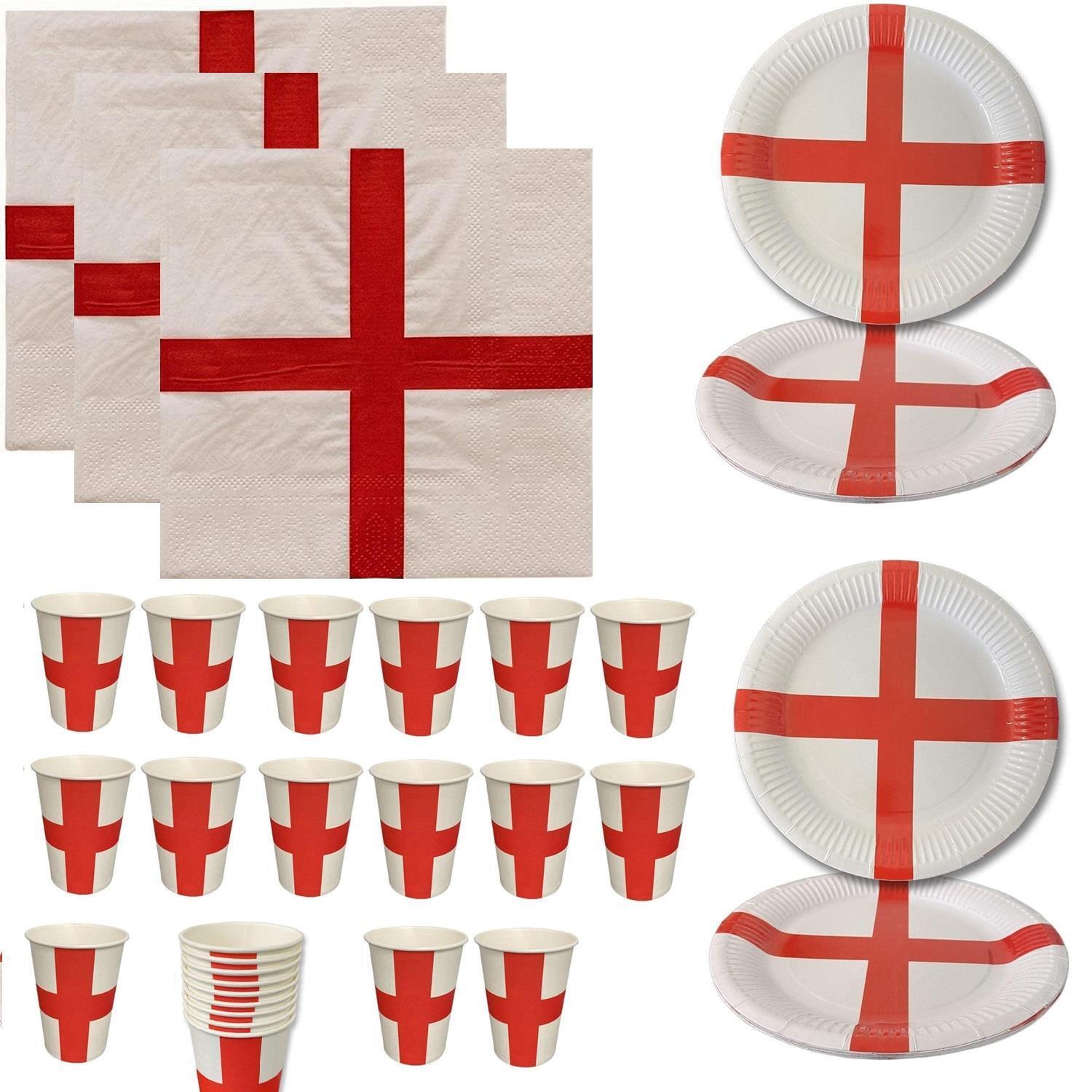 England Football World Cup Party Table Decoration St George Fan Support 300PCS