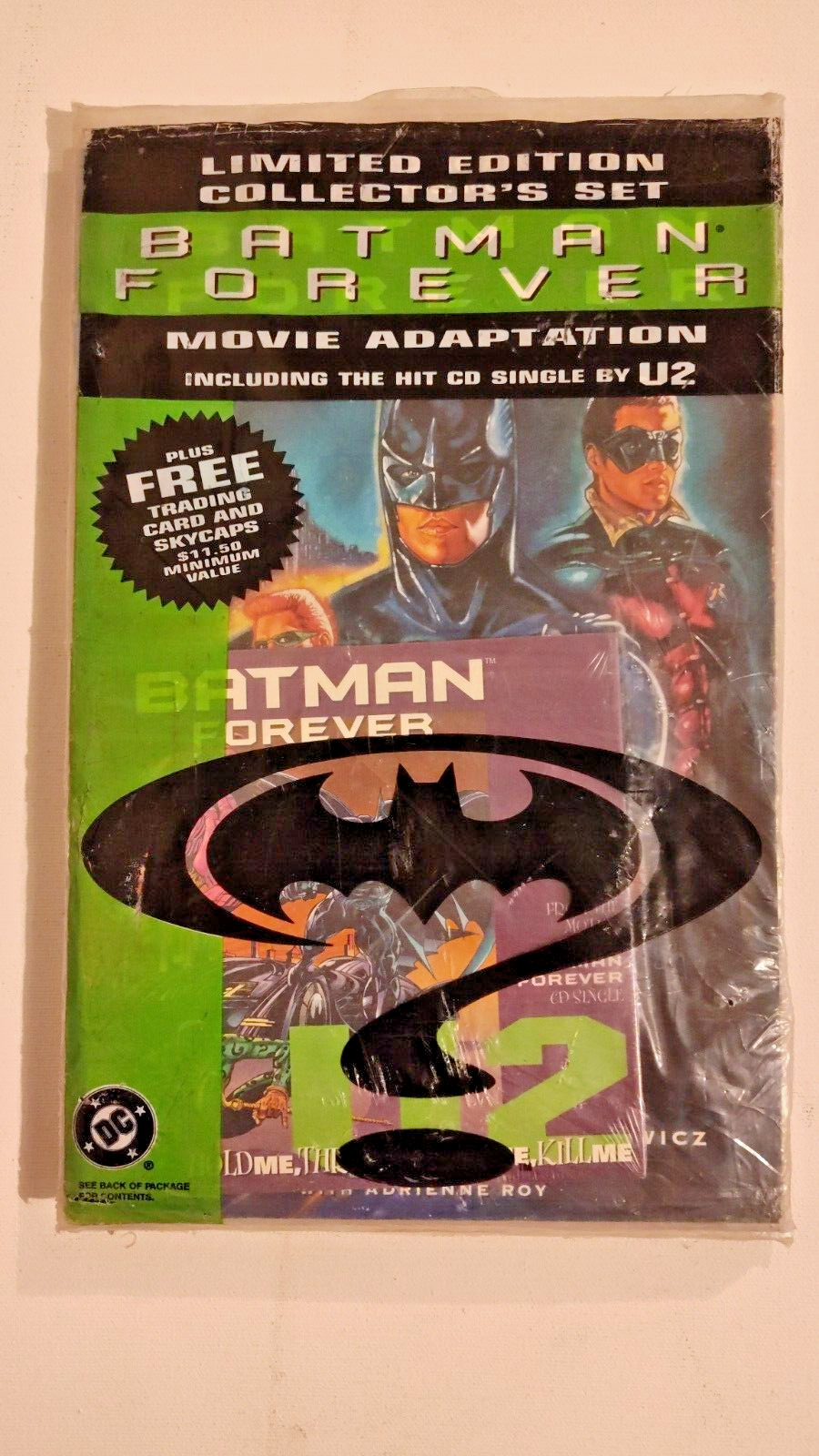 Batman Forever Movie Adaptation Promo Pack - With Rare Trading Card and CD