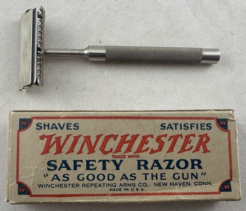 Vintage Winchester Safety Razor / Nice With Original Box