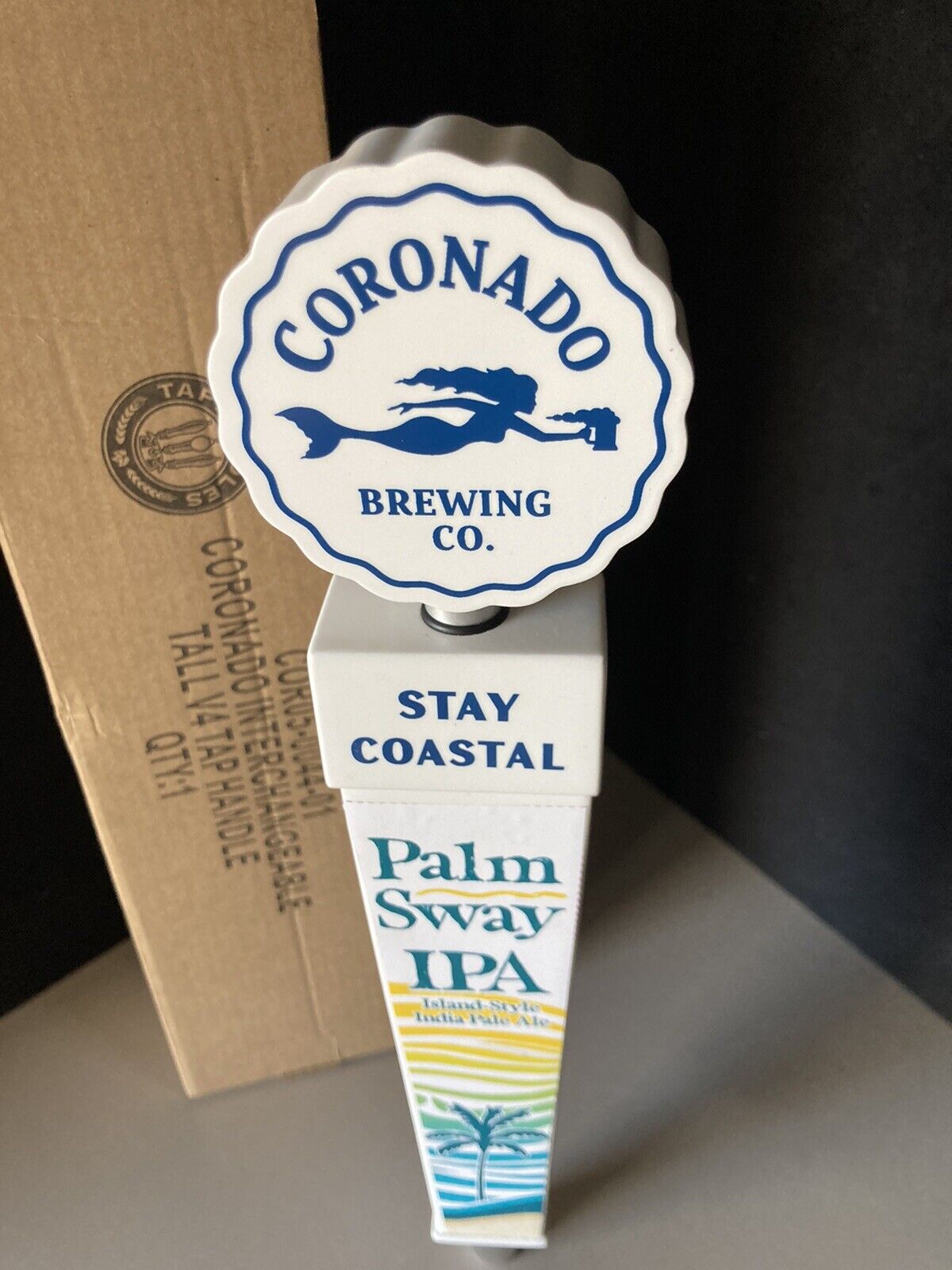 New Coronado Brewing Palm Sway Ipa Beer Tap Handle Bar Kegerator Lot Mermaid