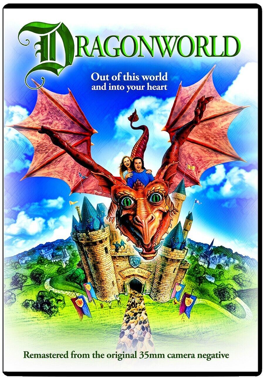 DRAGONWORLD (1994) DVD 90s Retro Vintage Dragons Sci-fi Fantasy Family Movie