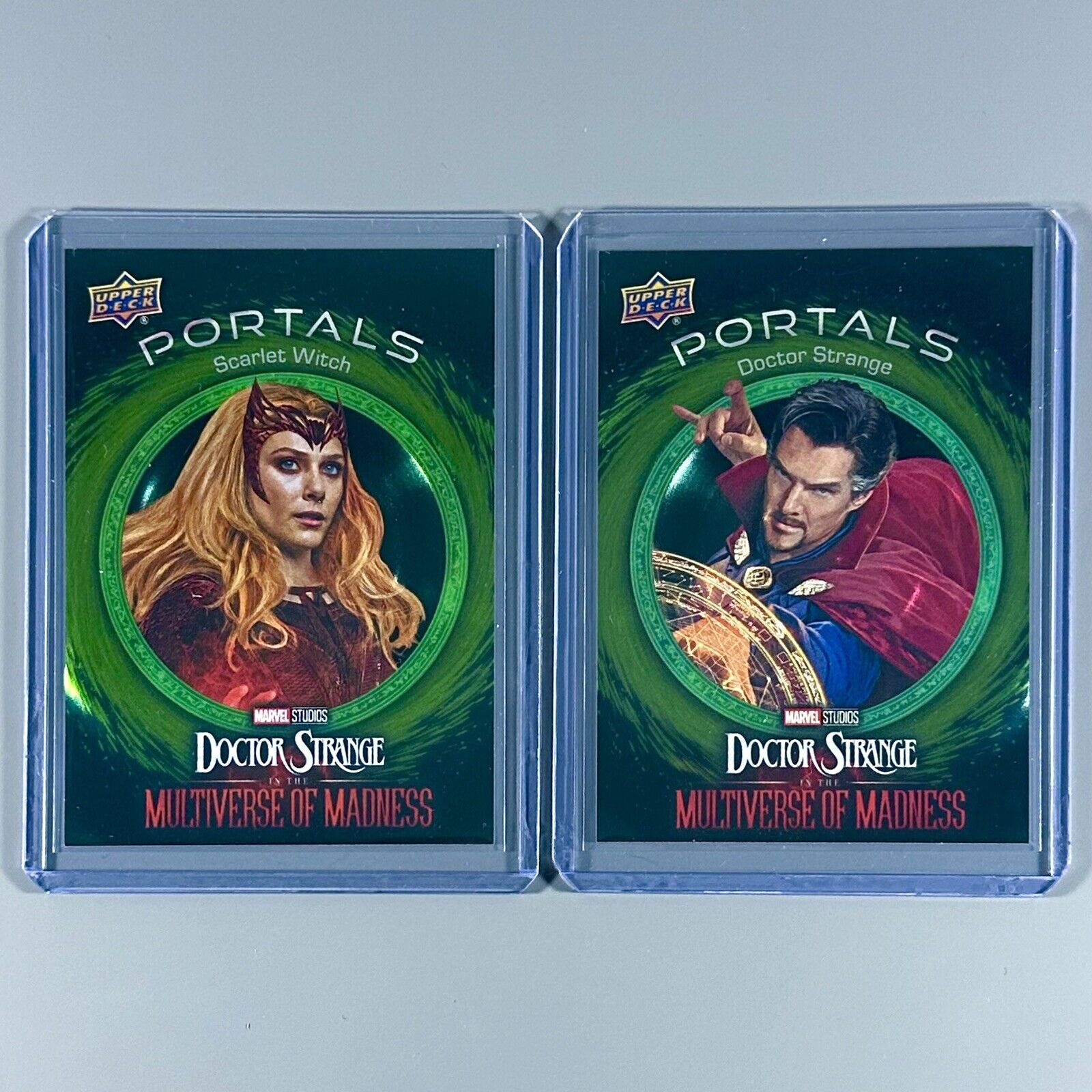 Upper Deck Doctor Strange Multiverse of Madness SCARLET WITCH P-13 P-14 PORTALS