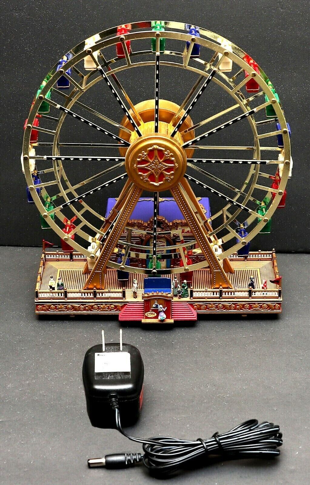 Christmas World's Fair Ferris Wheel Colorful Motion Lights Music by MR CHRISTMAS