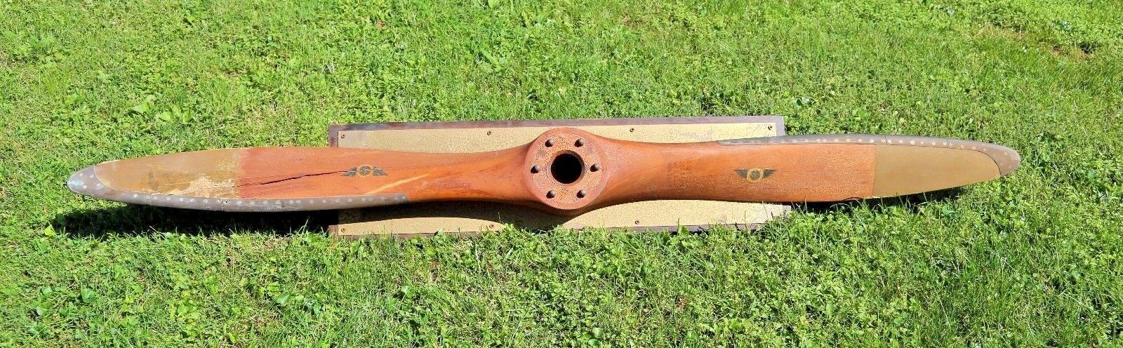 Mounted Vintage Sensenich Wooden Propeller from WW2 time period