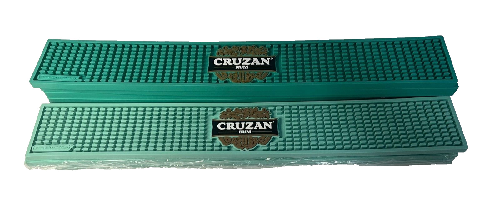 Cruzan Bar Rail Spill Mat  approximately 24x4x1  7darker green 4 lighter Green