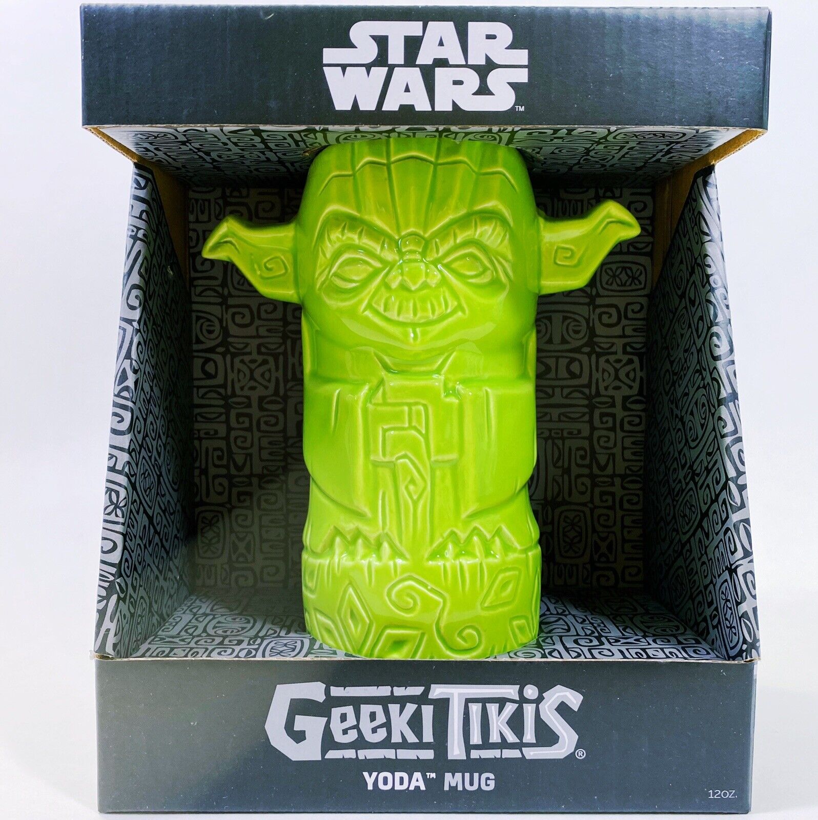 Disney Geeki Tikis Star Wars Mandalorian Yoda Ceramic Tiki Mug Cup Green Gift