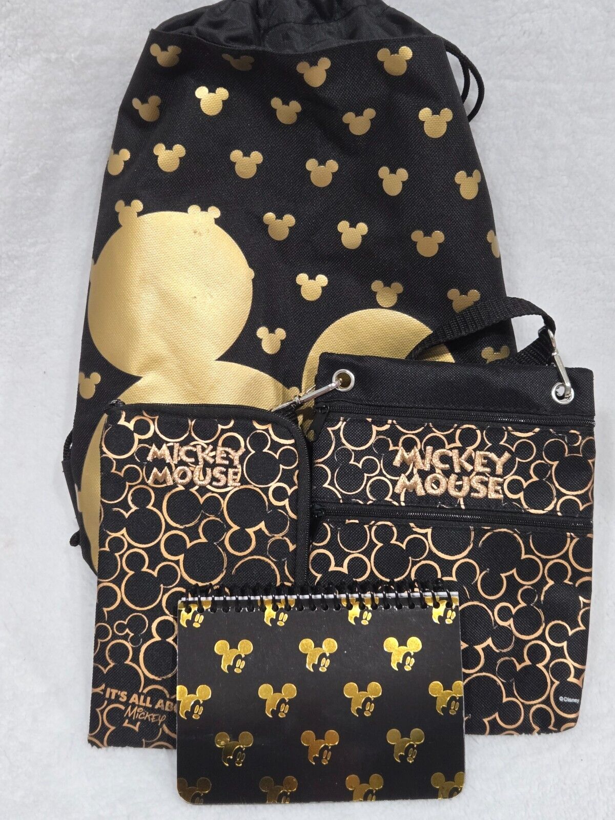 Disney Bag Set - It\'s all about Mickey Black/Gold