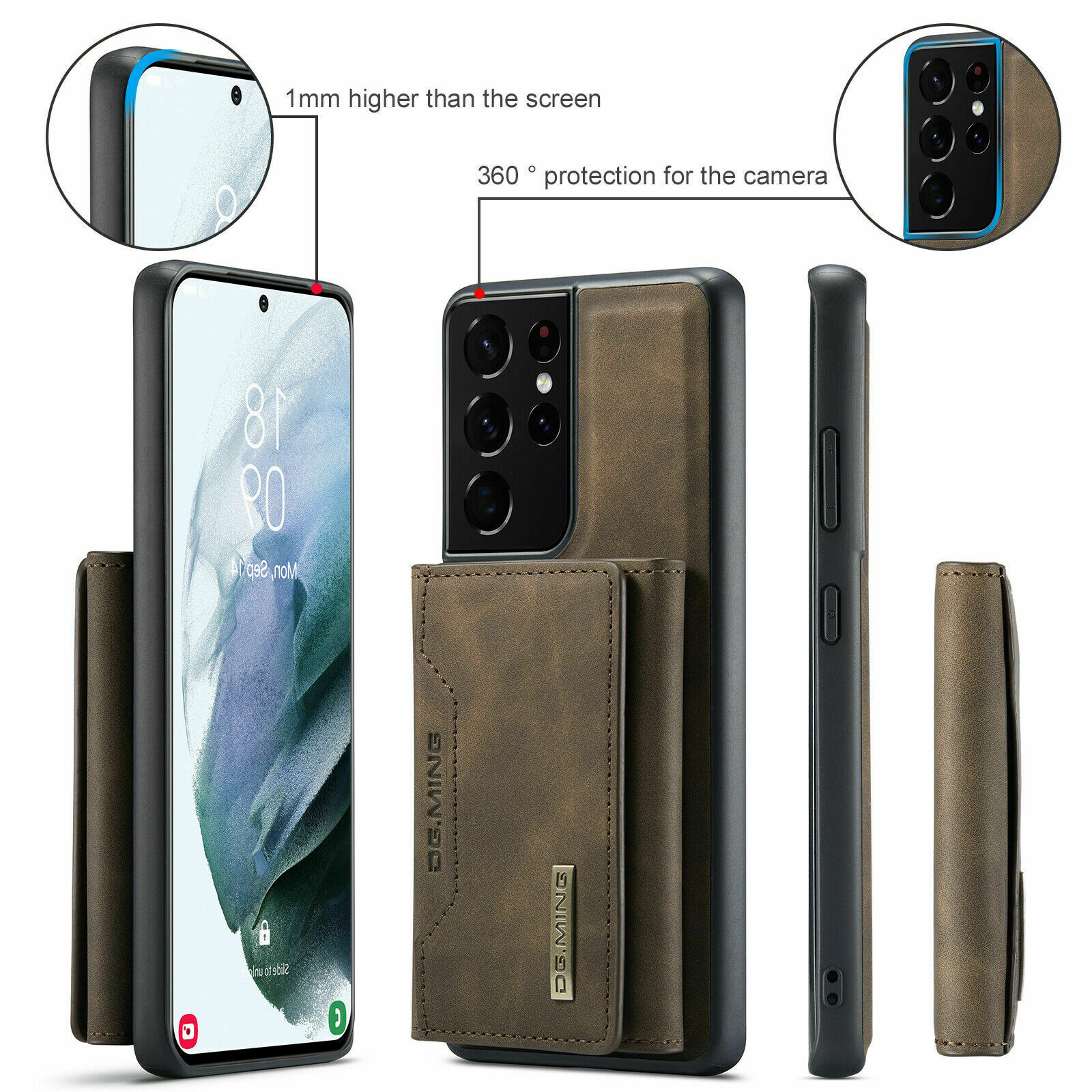 Magnetic Leather Wallet Phone Case For iPhone 11 12 13 14 15 Pro Max XR 7 8 SE