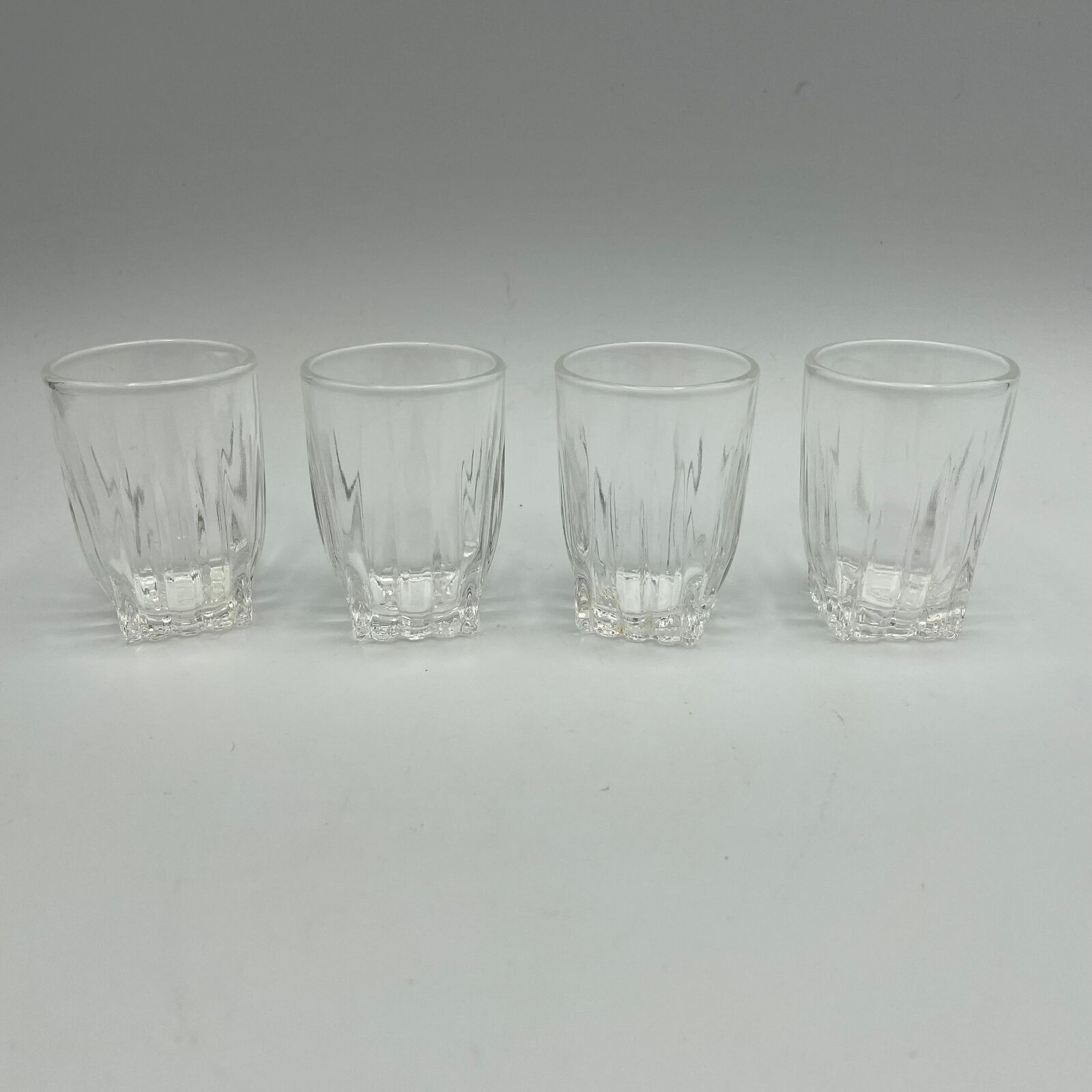 Vintage Federal Shot Glasses, Set of 4