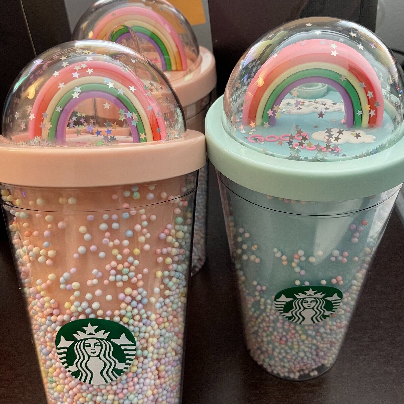 🌈Super Cute Starbucks Limited-Edition Rainbow Tumbler 15oz