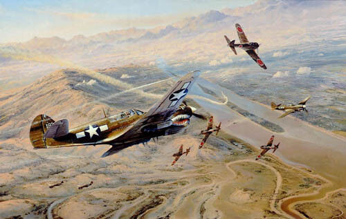 Fighting Tigers by Robert Taylor signed by five legendary Flying Tiger Aces