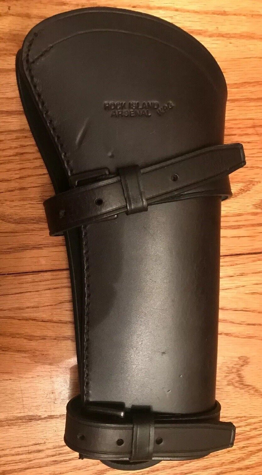 M1885 Leather Cavalry Carbine Boot for Trapdoor Springfield McClellan Saddle