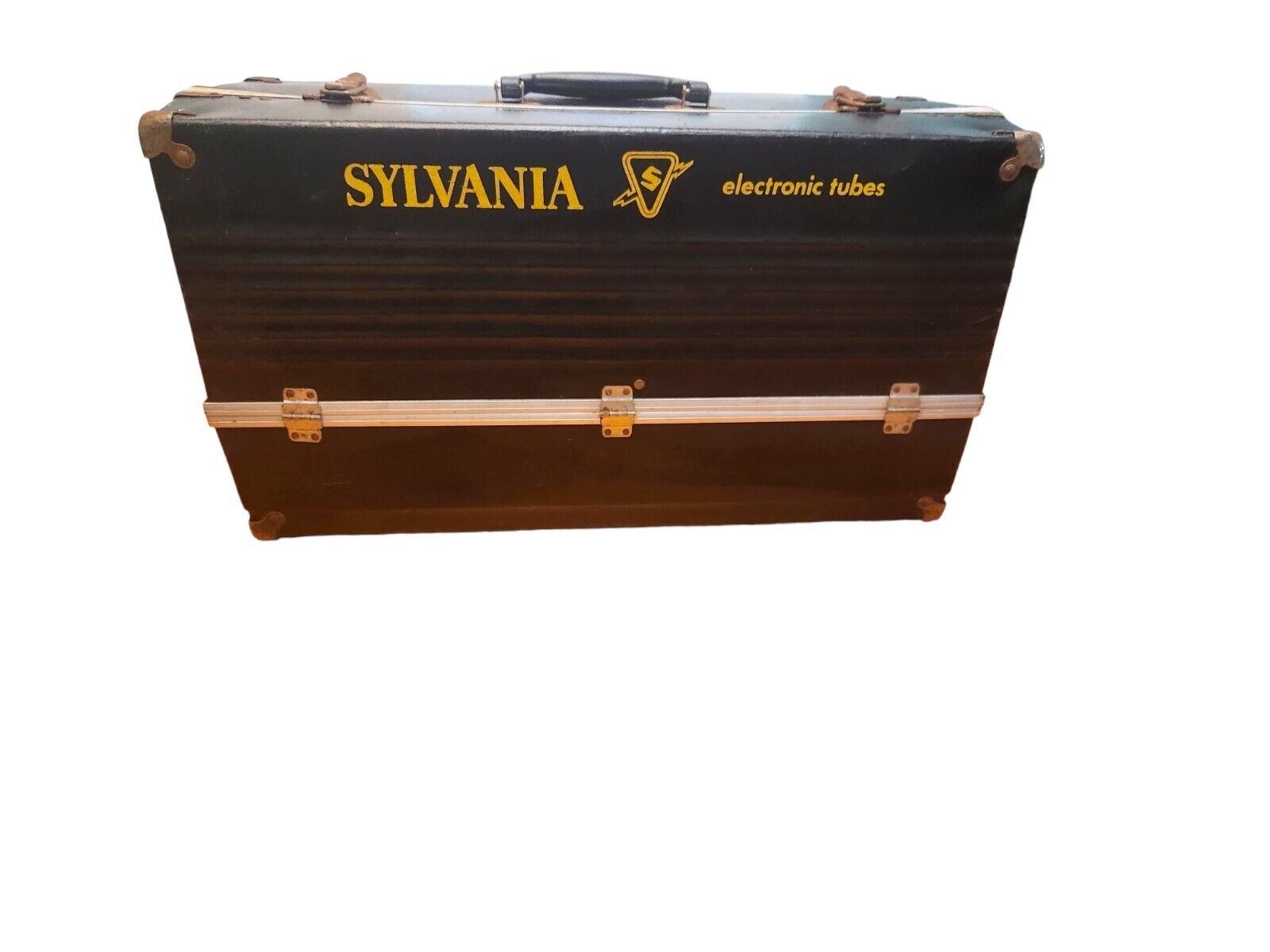 Vintage Sylvania Electronic Tubes Serviceman Repair Case with Foldout Large Size