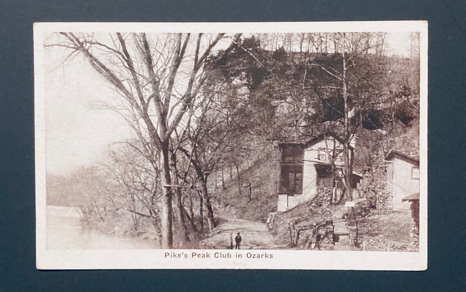 Vintage Pike's Peak Club in Ozarks Missouri Postcard RPPC