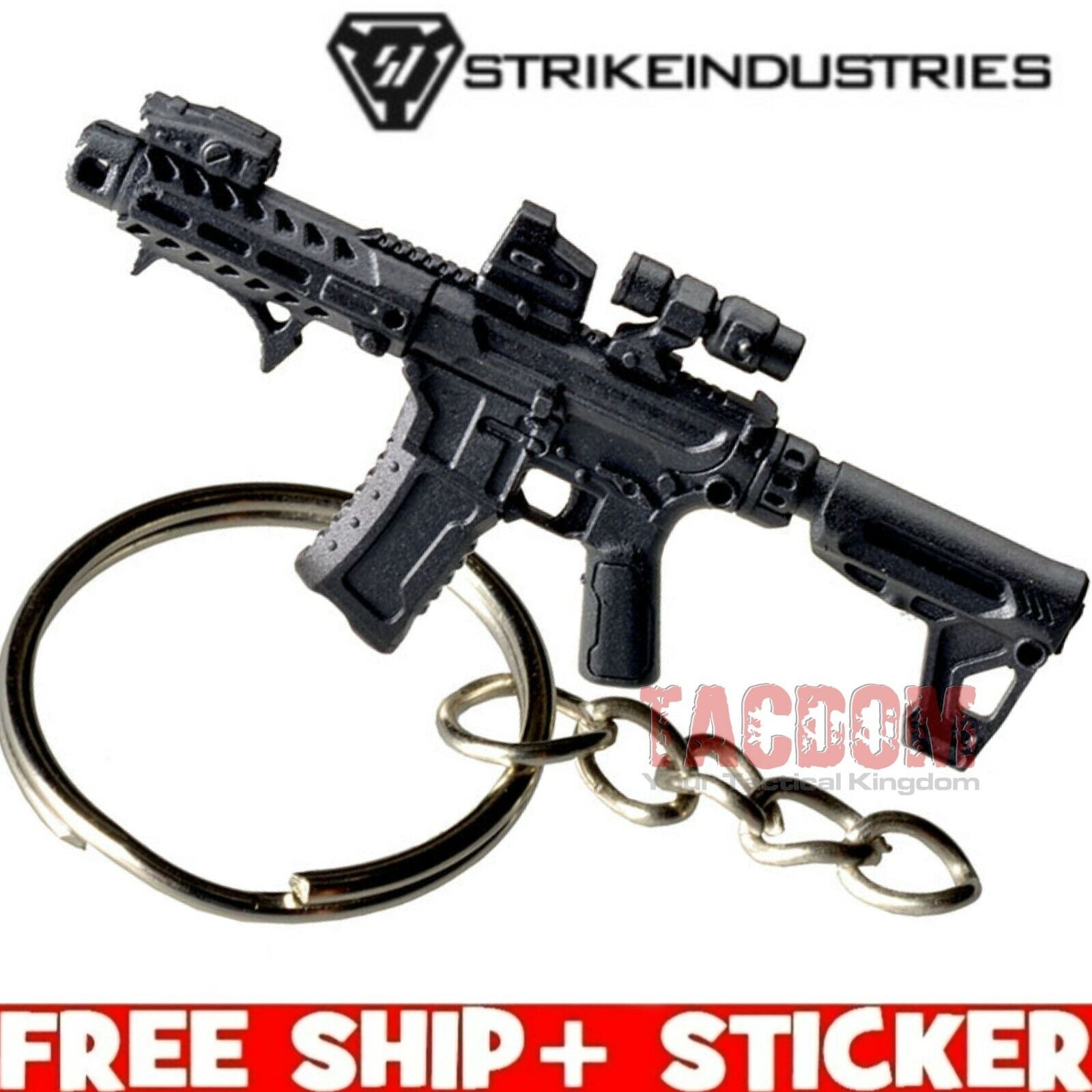Strike Industrie SBR STRIKE RAIDER Keychain Black Plastic SI Key Chain