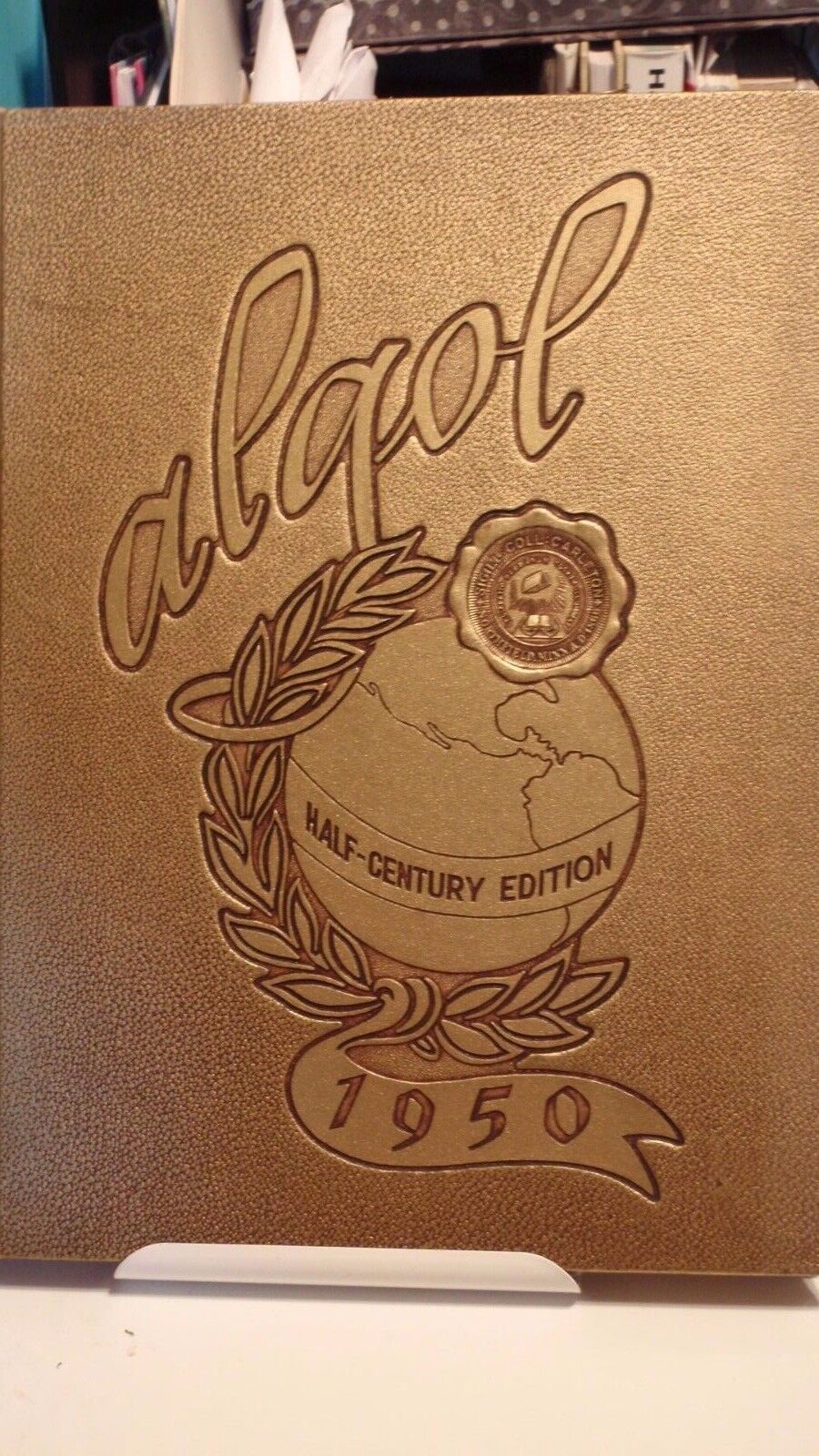 1950 ALGOL YEARBOOK CARLETON COLLEGE IN NORTHFIELD MINNESOTA EUC 