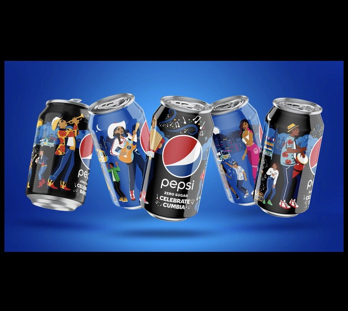 Pepsi Muevelo Con Pepsi Cans Zero Sugar LE 400 Brand New