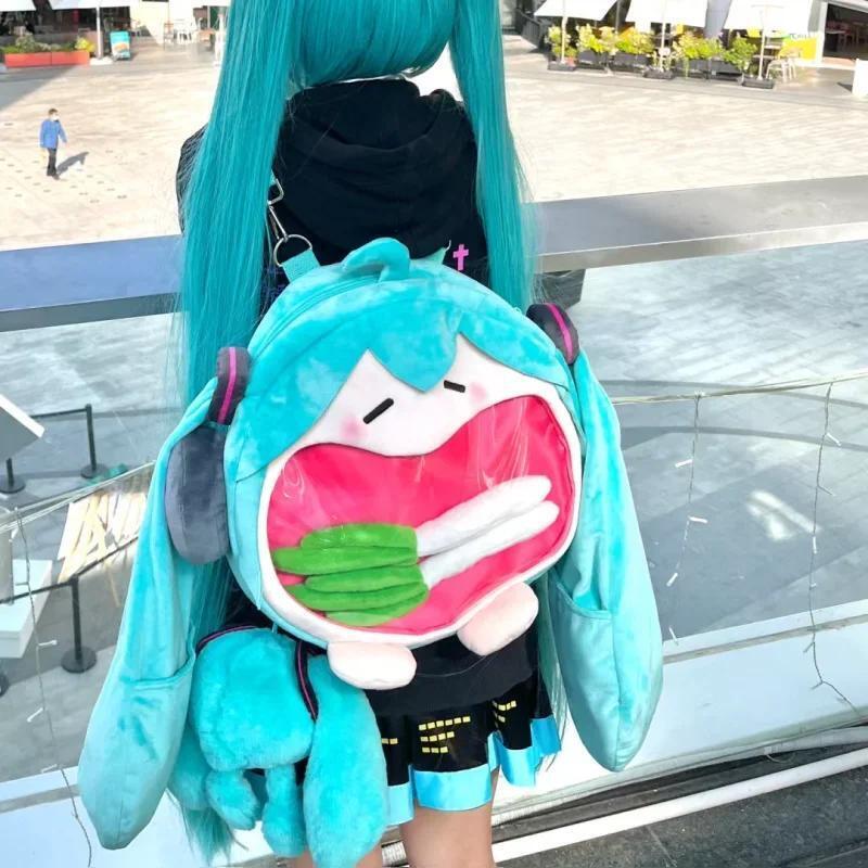 Hatsune Miku Cartoon Shoulder Bag Painful Packet Cute Anime Girl New Unique Gift