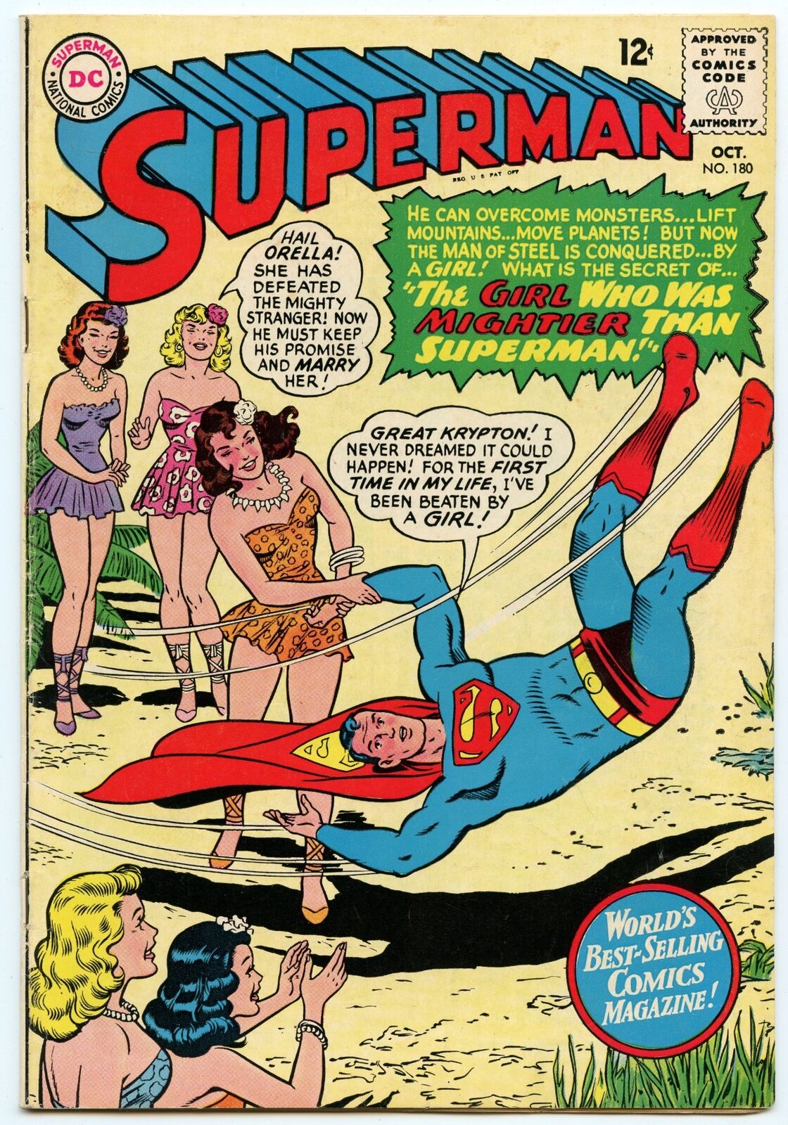 Superman 180 (Oct 1965) VG-FI (5.0)