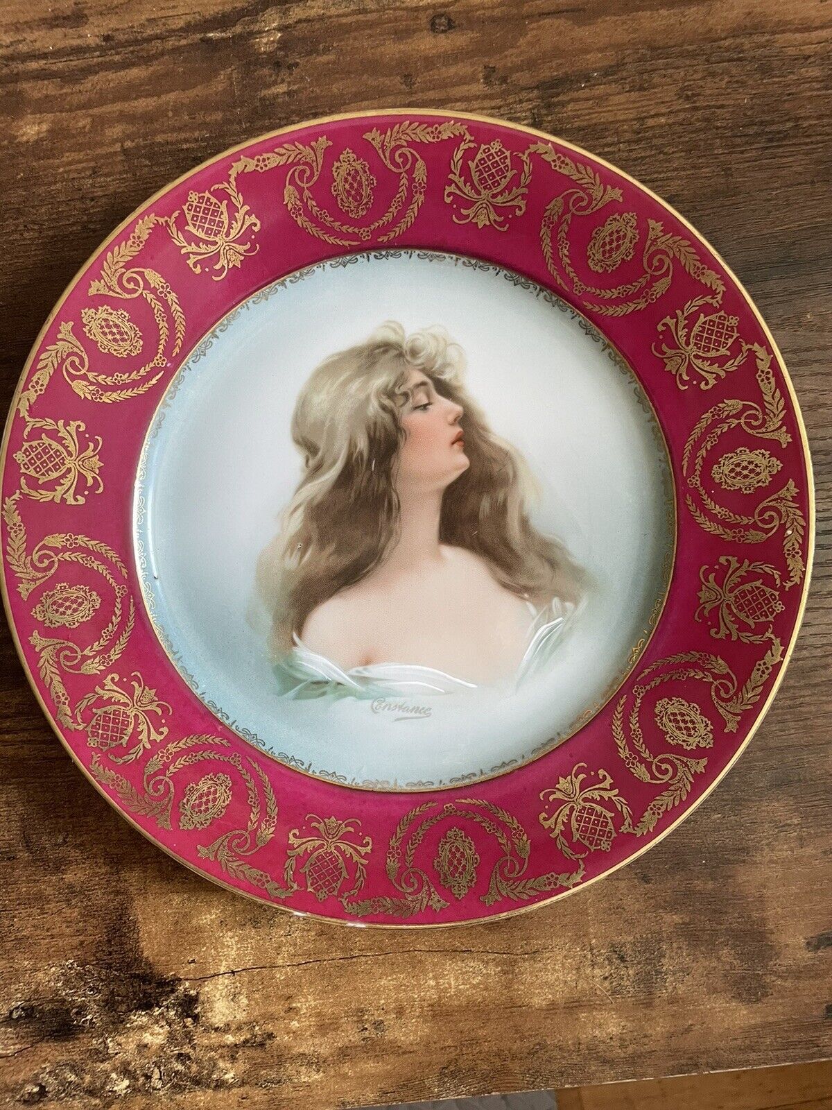 ￼ Vintage Austrian decorative plate