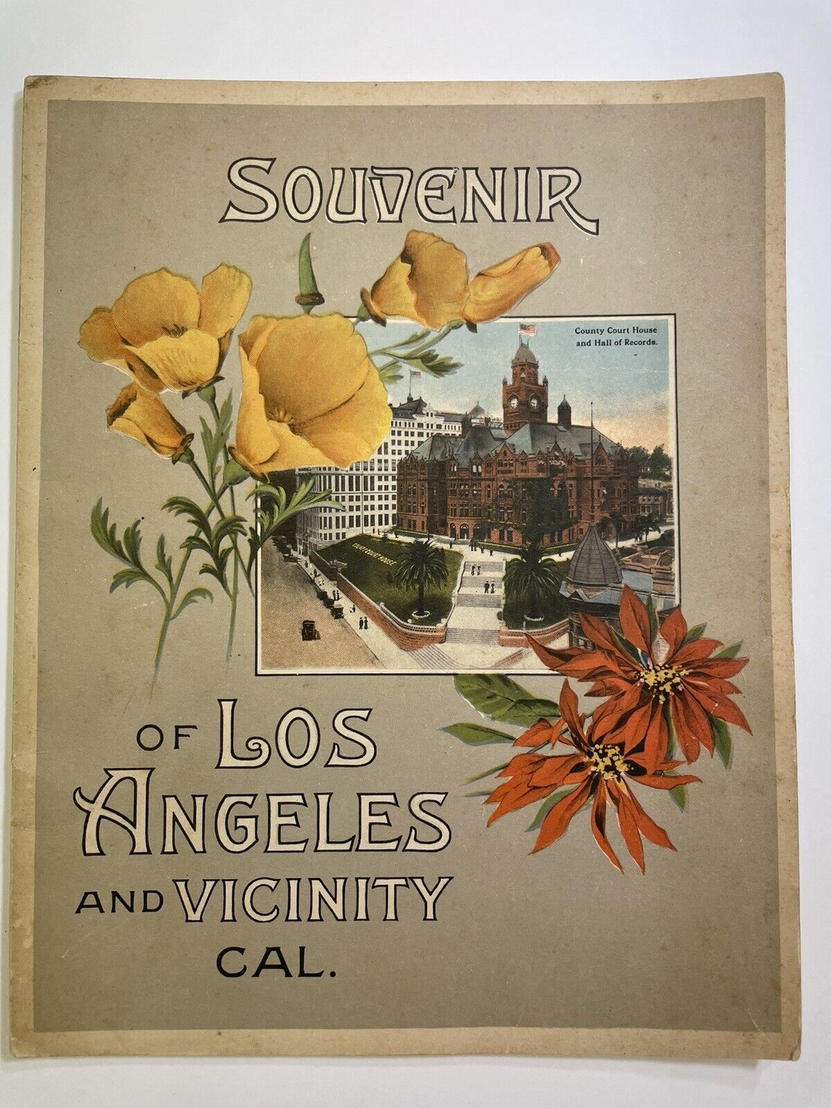 Travel paper SOUVENIR OF LOS ANGELES AND VICINITYCalifornia circa 1912 to 1920