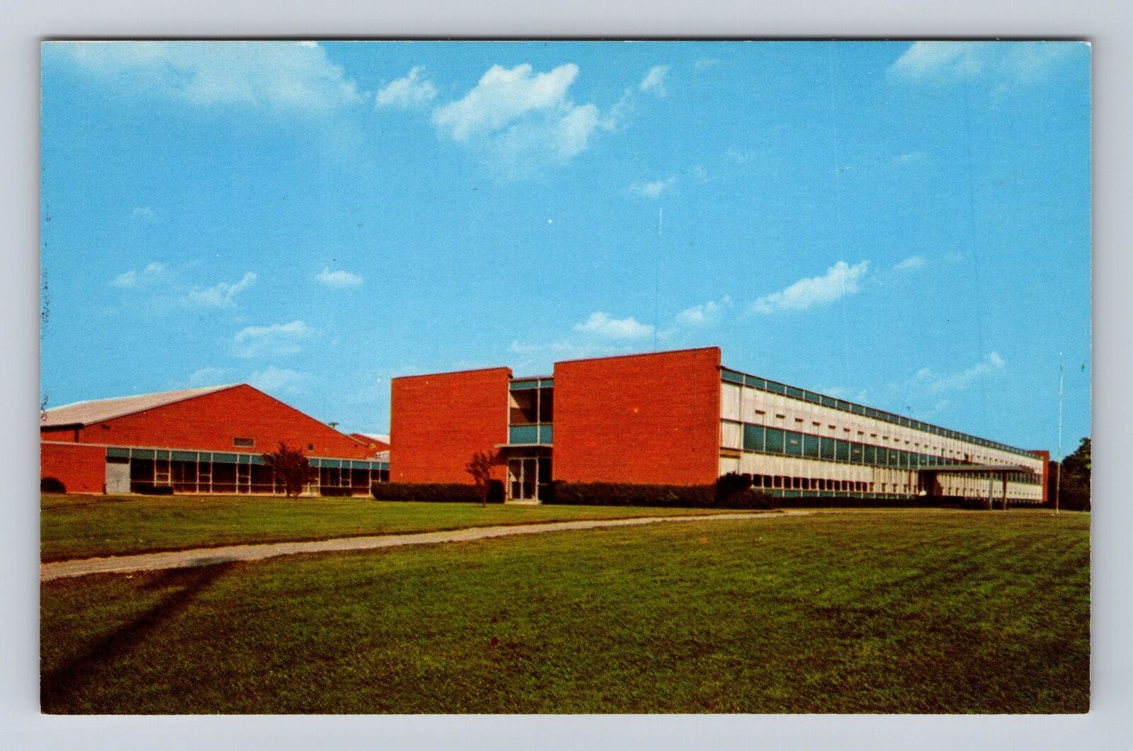 Wapakoneta OH-Ohio, Wapakoneta Senior High School, Antique Vintage Postcard