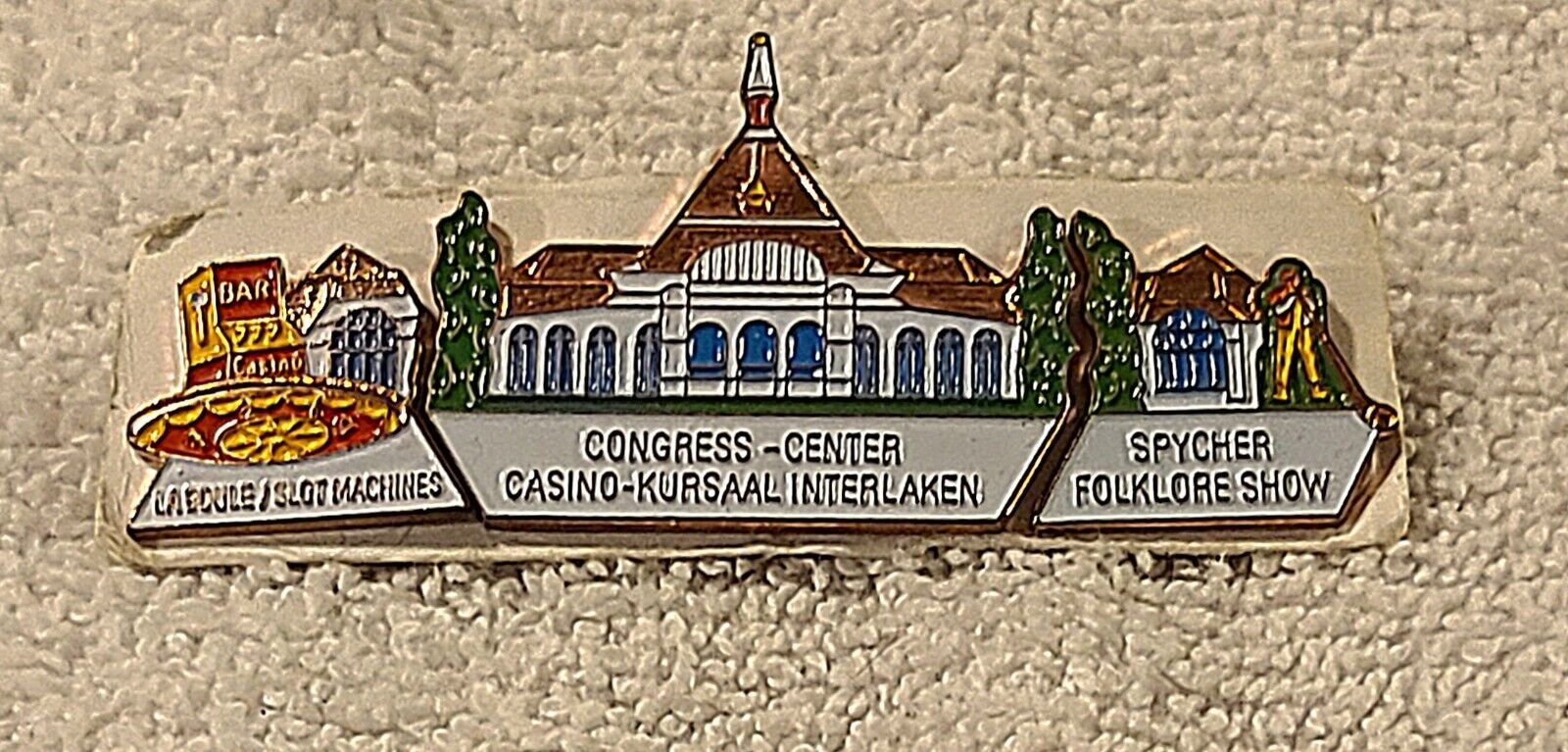 Casino Kursaal Interlaken Switzerland 3 Pin Collector set Congress Center New D1