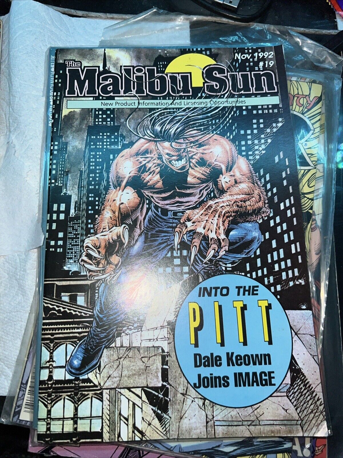 Malibu Sun #19 First Appearance of Pitt Nov 1992 Dale Keown Image Comics Mint
