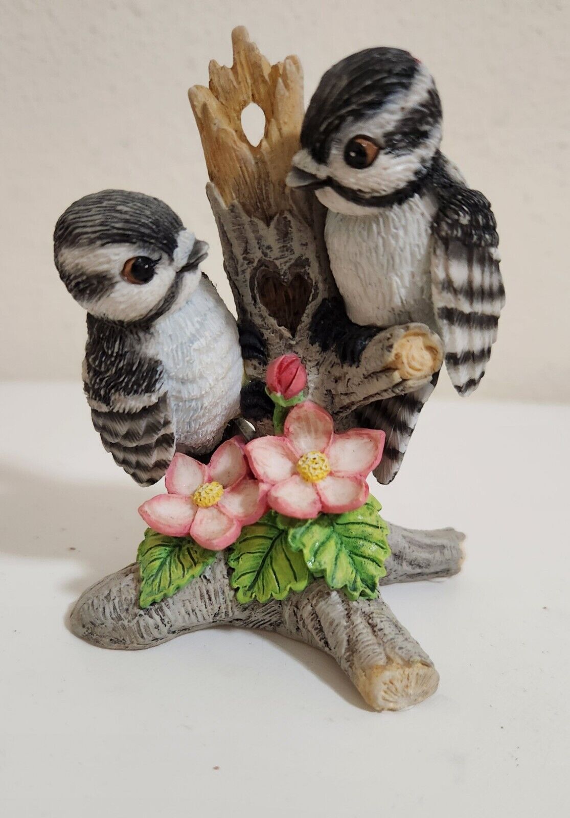 Love Pecks from Garden Romances are forever 2 Porcelain birds by Hamilton Coll.