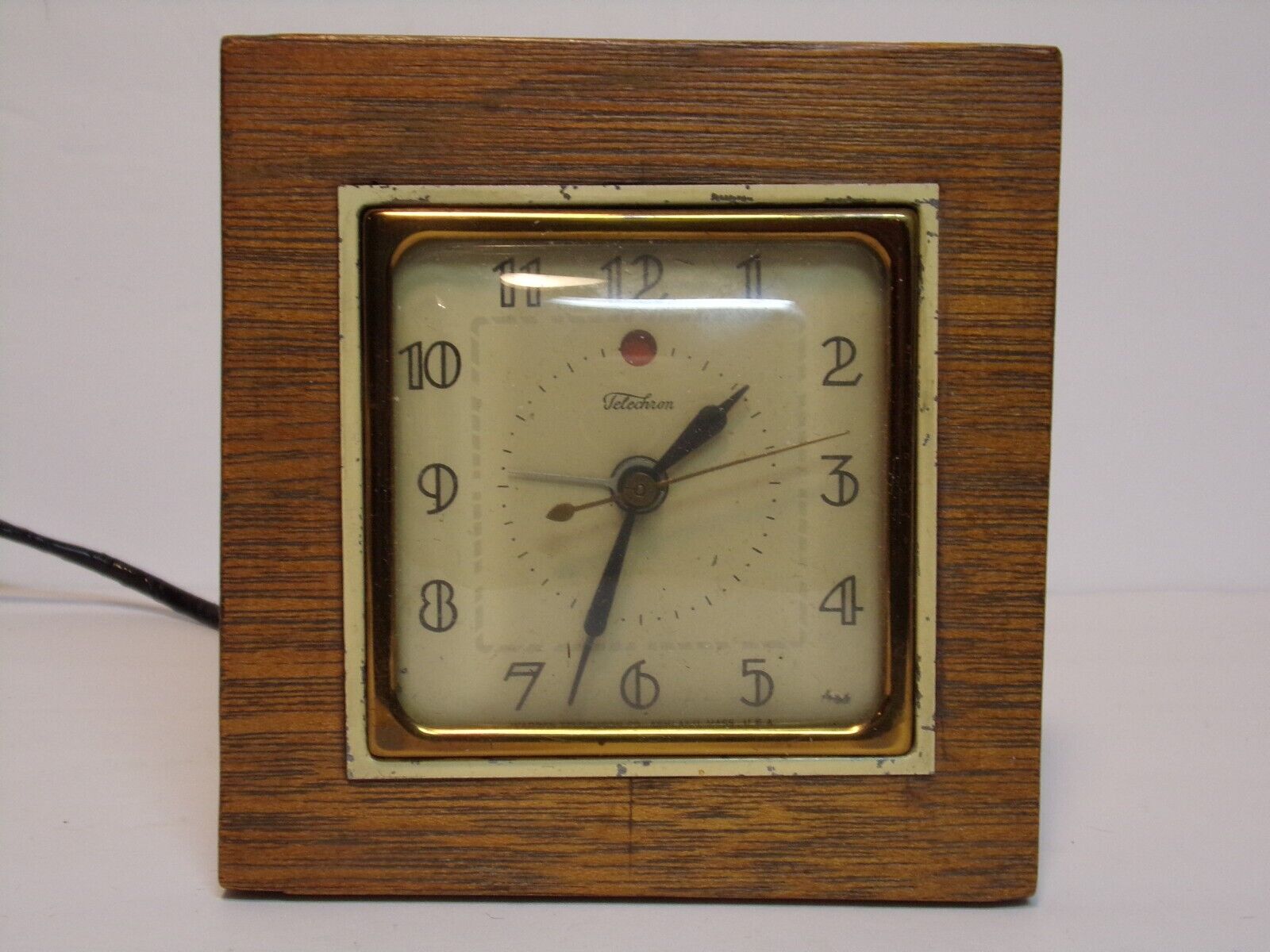 Vintage 1930\'s  Telechron  Alarm Clock Model 7F65 As Is  Working
