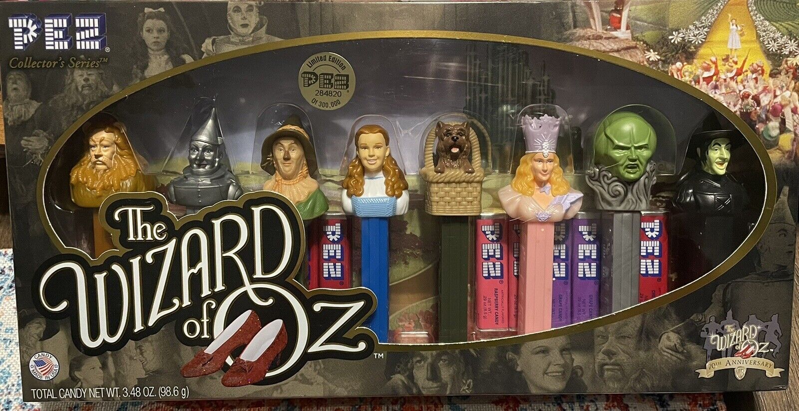 The Wizard Of Oz 70th Anniversary PEZ Collectors Series