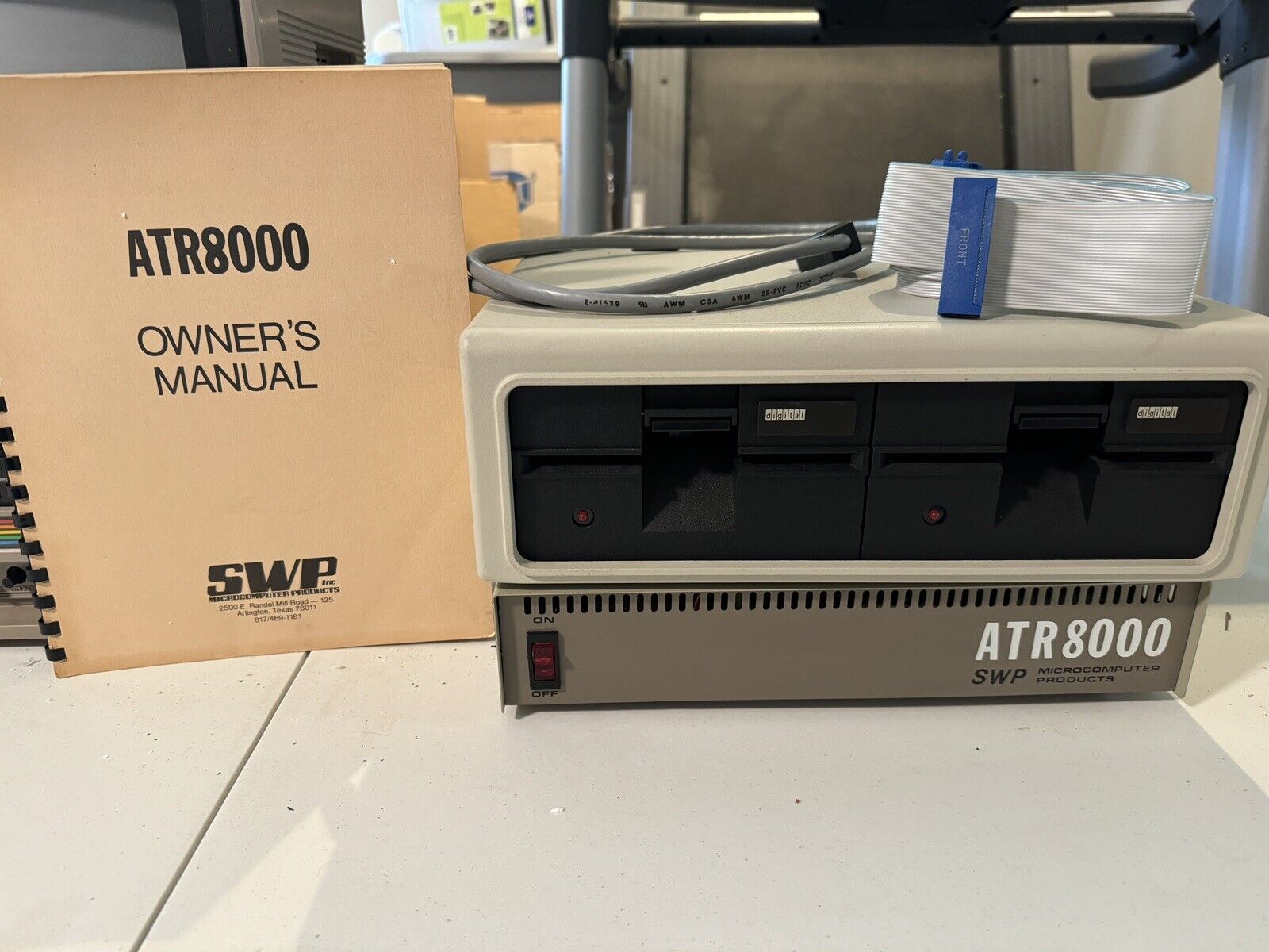 SWP ATR8000 Minicomputer W/ Digital 5.25 Dual Floppy Drive