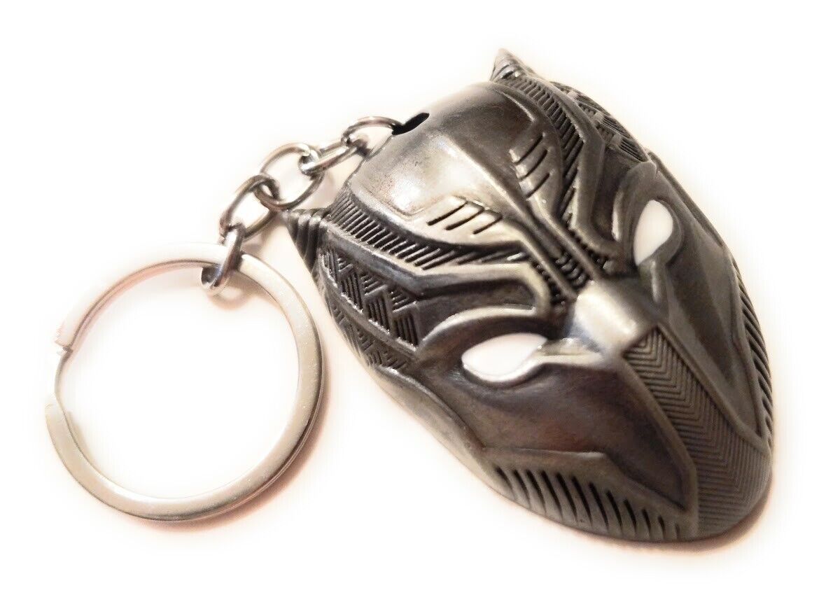 Marvel Comics Black Panther 2 Movie metal Antique silver color Key chain cosplay