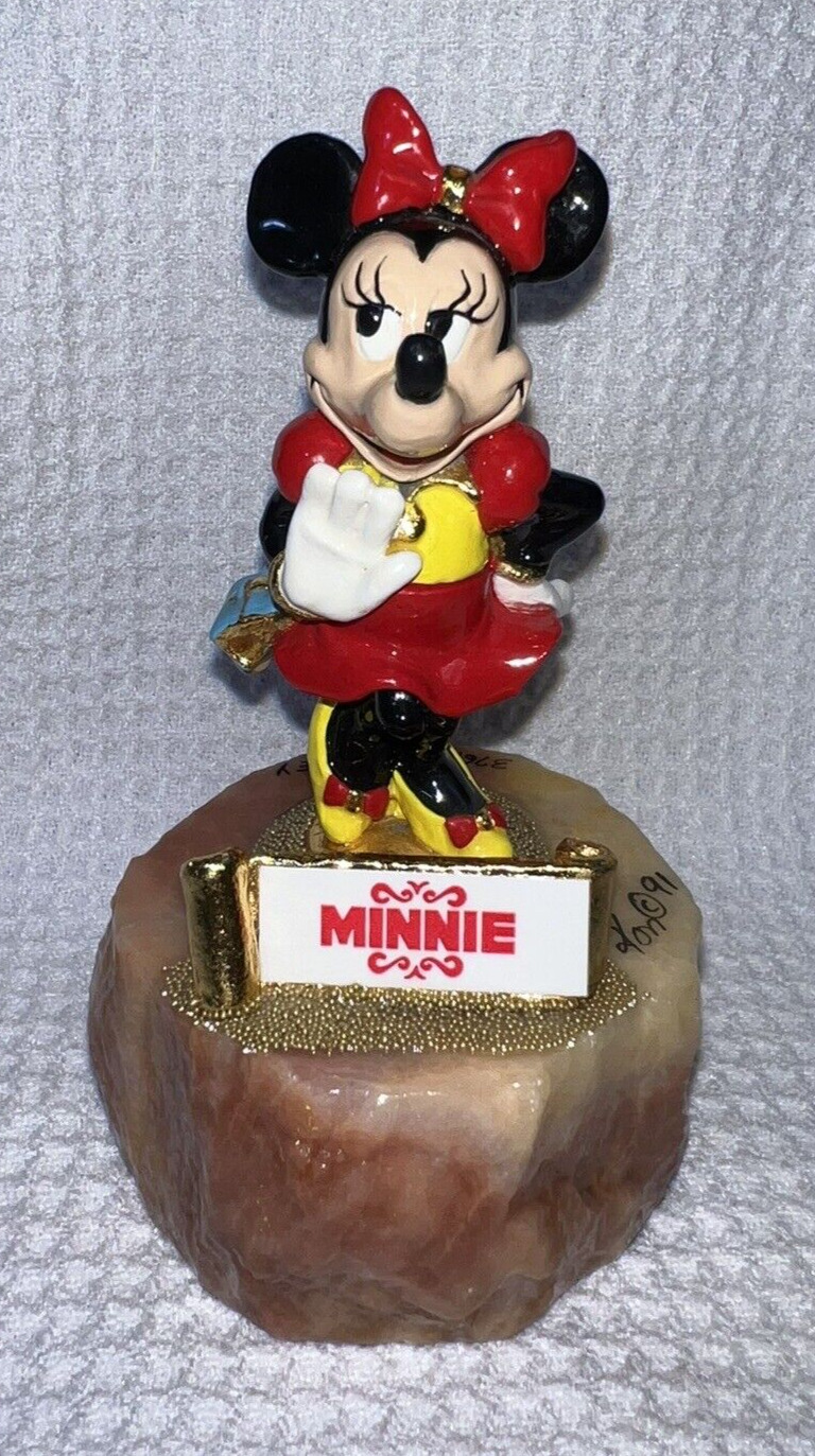 1991 RON LEE SIGNED DISNEY MINNIE MOUSE LIMITED 376 / 2750 4-1/2\