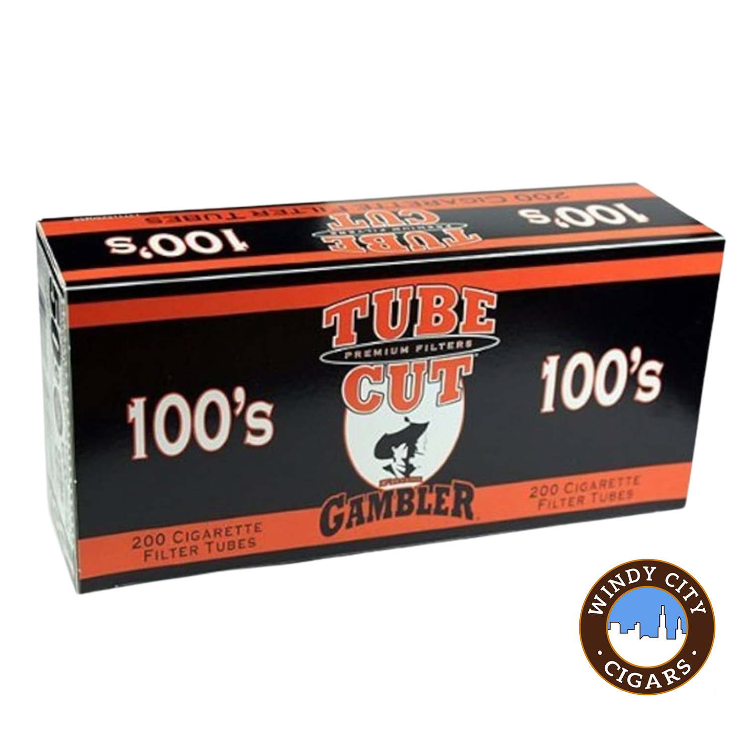 Tube Cut Red 100s Cigarette 200ct Tubes - 5 Boxes